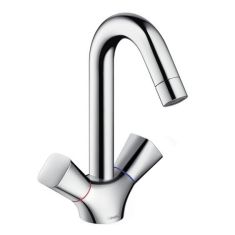 Hansgrohe LOGIS mosdó csaptelep automata lefolyó-garnitúrával, króm 71222000