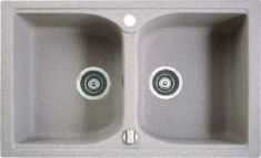 Marmorin LUKKA kétmedencés gránit mosogató, homok 140203007