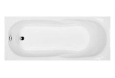 M-Acryl NORA egyenes akril kád, 160x70 cm, kádlábbal 12185