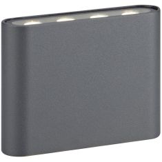 Markslöjd ARION kültéri fali LED lámpa, sötét szürke, LED, 7W 106522