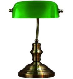 Markslöjd BANKERS asztali lámpa, 42 cm, zöld, E14, 40W 105931