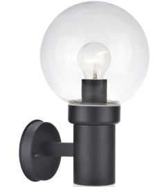 Markslöjd CARIS kültéri fali lámpa, fekete, E27, 40W 106922