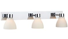 Markslöjd CASSIS fali lámpa, króm/opál, G9, 3x18W 106370