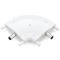 Markslöjd CONNECT sarok csatlakozó, fehér, 105878