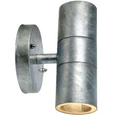 Markslöjd DAN kültéri fali lámpa, galvanizált, GU10, 2x35W 104778