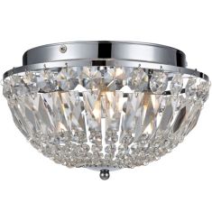 Markslöjd ESTELLE mennyezeti lámpa, króm, kristály, G9, 3x28W 105796
