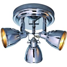 Markslöjd FJALLBACKA mennyezeti lámpa, króm, E14, 3x40W 104051