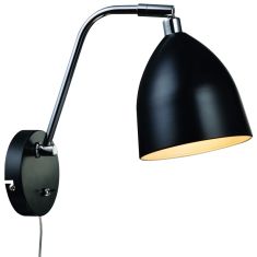 Markslöjd FREDRIKSHAMN fali lámpa, fekete, E27, 40W 105027