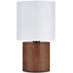 Markslöjd GOTHIA asztali lámpa, dió mintás/fehér, E14, 40W 106439