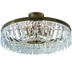 Markslöjd HOVDALA mennyezeti lámpa, kristály, 48 cm, antik, E14, 4x40W 100618