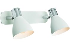 Markslöjd HUSEBY fali lámpa, króm/fehér, E14, 2x40W 103066