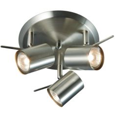 Markslöjd HYSSNA mennyezeti LED lámpa, acél, IP20, GU10, 3x5W 105486