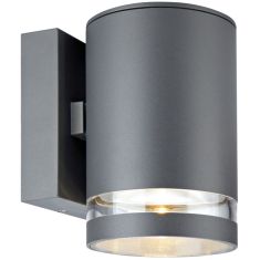 Markslöjd IRIS kültéri fali LED lámpa, sötét szürke, LED, 6W 106515