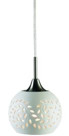 Markslöjd LOHALS függőlámpa, 18 cm, fém/fehér, E14, 40W 102288