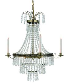 Markslöjd MARIELUND kristály csillár, antik, E14, 3x40W 105157