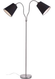 Markslöjd MODENA állólámpa, fém/fekete, E27, 2x60W 105248