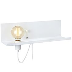 Markslöjd MULTI fali lámpa, fehér, USB, E27, 60W 106969