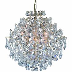 Markslöjd ROSENDAL kristály csillár, arany, E14, 6x40W 100532