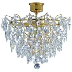 Markslöjd ROSENDAL mennyezeti lámpa, kristály, arany, E14, 4x40W 100510