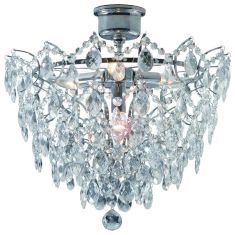 Markslöjd ROSENDAL mennyezeti lámpa, kristály, króm, E14, 4x40W 100511