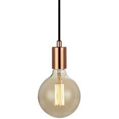 Markslöjd SKY függőlámpa, 3.5m, réz/fekete, E27, 60W 106171