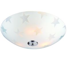 Markslöjd STAR mennyezeti LED lámpa, 35 cm, matt/matt króm, LED, 12W 105611