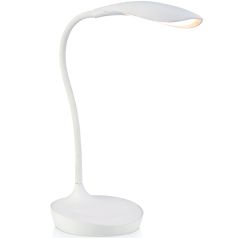 Markslöjd SWAN asztali LED lámpa, USB, fehér, LED, 4.6W 106093