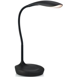Markslöjd SWAN asztali LED lámpa, USB, fekete, LED, 4.6W 106094