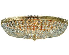 Markslöjd VANADIS mennyezeti lámpa, kristály, arany, 78 cm, E14, 12x40W 105315