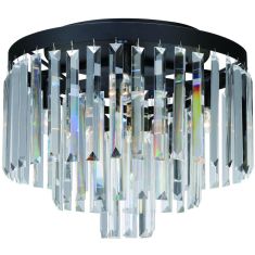 Markslöjd VENTIMIGLIA mennyezeti lámpa, 42 cm, fekete, E14, 4x40W 106563