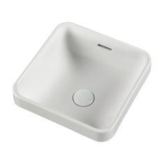 Marmy ASTI SQUARE öntött márvány mosdó 32x34 xm 80 7648 03 10 10