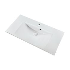 Marmy CARMEN öntött márvány beépíthető szárnyas mosdó 90x46 cm 6 121 27 09 11 18