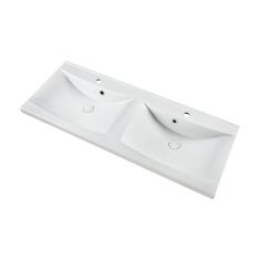 Marmy CLAUDIA öntött márvány beépíthető dupla mosdó 120x48 cm (DD) 6 010 50 12 42 18