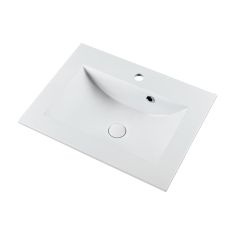 Marmy LISETTE öntött márvány beépíthető mosdó 60x45 cm 6 121 29 06 11 18