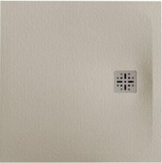 Marmy DOLOMITE szögletes, öntött márvány zuhanytálca, 100x100 cm, matt bézs 80 7851 10 10 55