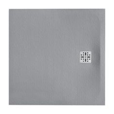 Marmy DOLOMITE szögletes, öntött márvány zuhanytálca, 100x100 cm, matt szürke 80 7851 10 10 53