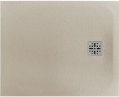 Marmy DOLOMITE szögletes, öntött márvány zuhanytálca, 100x120 cm, matt bézs 80 7852 10 12 55