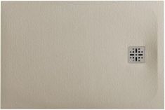 Marmy DOLOMITE szögletes, öntött márvány zuhanytálca, 100x140 cm, matt bézs 80 7911 10 14 55