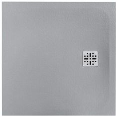 Marmy DOLOMITE szögletes, öntött márvány zuhanytálca, 80x80 cm, matt szürke 80 7638 80 80 53