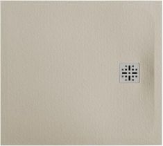 Marmy DOLOMITE szögletes, öntött márvány zuhanytálca, 90x100 cm, matt bézs 80 7850 90 10 55