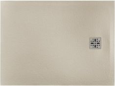 Marmy DOLOMITE szögletes, öntött márvány zuhanytálca, 90x120 cm, matt bézs 80 7643 90 12 55