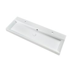 Marmy SAVONA öntött márvány dupla mosdó 125x45 cm (D) 6 229 37 13 12 18