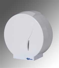 Bisk MASTERLINE Jumbo-P1 WC papíradagoló, műanyag, fehér 00399