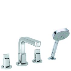 Hansgrohe METRIS S 4-lyukú kádtöltő csaptelep, kádperemre szerelhető 31446000