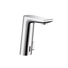 Hansgrohe METRIS S elektromos mosdó csaptelep hőmérséklet-szabályozóval, elemes, króm 31100000