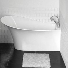 Marmorin MISA öntött márvány kád, balos 155.3x91.6 cm 634155722011