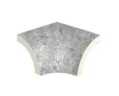 MISTERY BLUE STONE 117 4x4 Domború alsó sarokelem Rosagres