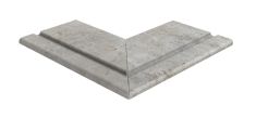 MISTERY GREY /AS 665 62.6x62.6 Külső sarokelem Rosagres