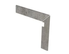 MISTERY GREY ZLD 36.5x30x7 lépcsőlábazati sarokelem jobbos Rosagres