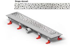 Mofém LINEAR MLP-850 D padlóösszefolyó, drops ráccsal, padló 501-0004-02